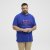 North Latitude Polo Pique Print Short Sleeve Cobalt Blue - Pólos - Pólos Tamanhos Grandes Homem