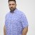 North Latitude Shirt Denim Printed Allover Blue - Camisas - Camisas Homem Tamanhos Grandes
