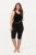 Ulla Popken Stretch Knit Bike Shorts Black - Ulla Popken - Roupa Plus-Size Ulla Popken
