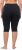 Ulla Popken Stretch Knit Bike Shorts Blue - Jeans & Calças Femininas em Tamanhos Grandes – Plus Size - 