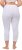 Ulla Popken Basic Stretch Knit Capris White - Jeans & Calças Femininas em Tamanhos Grandes – Plus Size - 