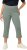 Ulla Popken Stretch Basic Bengaline Capri Pants Light Moss Green - Jeans & Calças Femininas em Tamanhos Grandes – Plus Size - 