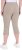 Ulla Popken Bengaline Elastic Waist Stretch Capri Pants Orange - Jeans & Calças Femininas em Tamanhos Grandes – Plus Size - 