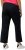 Ulla Popken Wide Leg Ruby Fit Stretch Chino Pants Dark Teal - Jeans & Calças Femininas em Tamanhos Grandes – Plus Size - 