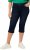 Ulla Popken Basic Capri Sarah Fit Jeans Denim Blue - Jeans & Calças Femininas em Tamanhos Grandes – Plus Size - 