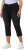 Ulla Popken Cropped Stretch Blend Mony Jeans Black - Jeans & Calças Femininas em Tamanhos Grandes – Plus Size - 