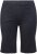 Ulla Popken Frayed Hemline Elastic Waistband Bermuda Shorts Navy - Jeans & Calças Femininas em Tamanhos Grandes – Plus Size - 