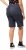 Ulla Popken Frayed Hemline Elastic Waistband Bermuda Shorts Navy - Jeans & Calças Femininas em Tamanhos Grandes – Plus Size - 