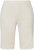 Ulla Popken Frayed Hemline Elastic Waistband Bermuda Shorts White - Jeans & Calças Femininas em Tamanhos Grandes – Plus Size - 