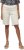 Ulla Popken Frayed Hemline Elastic Waistband Bermuda Shorts White - Jeans & Calças Femininas em Tamanhos Grandes – Plus Size - 