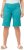 Ulla Popken Frayed Hemline Elastic Waistband Bermuda Shorts Bright Turquoise - Jeans & Calças Femininas em Tamanhos Grandes – Plus Size - 