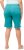 Ulla Popken Frayed Hemline Elastic Waistband Bermuda Shorts Bright Turquoise - Jeans & Calças Femininas em Tamanhos Grandes – Plus Size - 