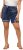 Ulla Popken Paisley Pull On Shorts Blue - Jeans & Calças Femininas em Tamanhos Grandes – Plus Size - 