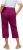 Ulla Popken Cropped Ruby Fit Pants Magnolia Red - Jeans & Calças Femininas em Tamanhos Grandes – Plus Size - 