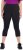 Ulla Popken Cropped High Waisted Leggings Black - Jeans & Calças Femininas em Tamanhos Grandes – Plus Size - 