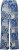 Ulla Popken Paisley Straight Leg Pull On Pants Blue - Jeans & Calças Femininas em Tamanhos Grandes – Plus Size - 