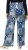 Ulla Popken Paisley Straight Leg Pull On Pants Blue - Jeans & Calças Femininas em Tamanhos Grandes – Plus Size - 