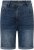 Ulla Popken Palm Print Denim Bermuda Shorts Blue Denim - Jeans & Calças Femininas em Tamanhos Grandes – Plus Size - 