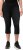 Ulla Popken Sienna Stretch Denim Capris Black - Jeans & Calças Femininas em Tamanhos Grandes – Plus Size - 