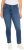 Ulla Popken Fringed Hem Stretch Fit Jeans Denim Blue - Jeans & Calças Femininas em Tamanhos Grandes – Plus Size - 