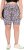 Ulla Popken Leopard Print Quick Drying Shorts Black - Jeans & Calças Femininas em Tamanhos Grandes – Plus Size - 