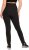 Ulla Popken Straight Leg Quick Drying Leggings Black - Jeans & Calças Femininas em Tamanhos Grandes – Plus Size - 