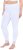 Ulla Popken Lace Trim Leggings White - Jeans & Calças Femininas em Tamanhos Grandes – Plus Size - 
