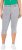 Ulla Popken Denim Fringed Hem Capris Grey - Jeans & Calças Femininas em Tamanhos Grandes – Plus Size - 