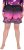 Ulla Popken Active Wide Leg Elastic Waist Palm Tree Pattern Mesh Shorts Black - Jeans & Calças Femininas em Tamanhos Grandes – Plus Size - 