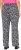 Ulla Popken Leopard Print Elastic Waist Pants Black - Jeans & Calças Femininas em Tamanhos Grandes – Plus Size - 