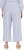 Ulla Popken Coastal Stripe Linen Blend Elastic Waist Culottes Blue - Jeans & Calças Femininas em Tamanhos Grandes – Plus Size - 