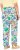 Ulla Popken Italy Print Elastic Waist Pants White - Jeans & Calças Femininas em Tamanhos Grandes – Plus Size - 