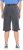 Ulla Popken Indigo Dyed Elastic Waist Jersey Shorts Black - Jeans & Calças Femininas em Tamanhos Grandes – Plus Size - 