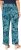 Ulla Popken Tropical Leaf Print Elastic Waist Pants Blue - Jeans & Calças Femininas em Tamanhos Grandes – Plus Size - 