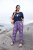 Ulla Popken Seashell Print Elastic Waist Pants Blue - Jeans & Calças Femininas em Tamanhos Grandes – Plus Size - 