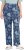 Ulla Popken Patchwork Paisley Elastic Waist Pants Blue - Jeans & Calças Femininas em Tamanhos Grandes – Plus Size - 