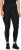 Ulla Popken Cargo Pocket Fleece Lined Sports Leggings Black - Jeans & Calças Femininas em Tamanhos Grandes – Plus Size - 