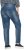 Ulla Popken Decorative Seam Stretch Fit Boyfriend Jeans Blue - Jeans & Calças Femininas em Tamanhos Grandes – Plus Size - 