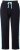 Ulla Popken Side Stripe Elastic Waist Joggers Black - Jeans & Calças Femininas em Tamanhos Grandes – Plus Size - 