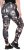 Ulla Popken Abstract Print Quick Dry Sports Leggings Black - Jeans & Calças Femininas em Tamanhos Grandes – Plus Size - 