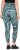 Ulla Popken Quick Drying Ripple Print Sport Leggings Black - Jeans & Calças Femininas em Tamanhos Grandes – Plus Size - 