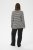 Kaffe Curve Miana Long Sleeve Polo Chalk with Black Stripe - Polos - 