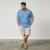 North Latitude 61011 Polo Piqué Azul - Pólos - Pólos Tamanhos Grandes Homem
