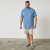 North Latitude 61128 Polo Piqué Superflex Azul - Pólos - Pólos Tamanhos Grandes Homem