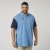 North Latitude 61131 Polo Piqué com Mangas Contrastantes e Bordado Azul - Pólos - Pólos Tamanhos Grandes Homem