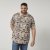 North Latitude 61133 Polo Piqué com Estampado Integral Areia - Pólos - Pólos Tamanhos Grandes Homem