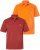 JP1880 Polo Shirts 2-pack Piqué Red Orange - Pólos - Pólos Tamanhos Grandes Homem