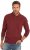 JP1880 Polo Shirt Long Sleeve Piqué Red - Pólos - Pólos Tamanhos Grandes Homem