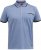 D555 Talbot Pique with Jacquard Collar Polo Shirt Blue - Pólos - Pólos Tamanhos Grandes Homem