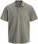 Jack & Jones Blaze Short Sleeve Polo Grey - Pólos - Pólos Tamanhos Grandes Homem